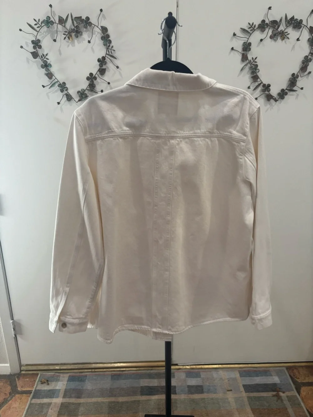 Sezane Will Ecru Denim Jacket - Picture 5 of 6